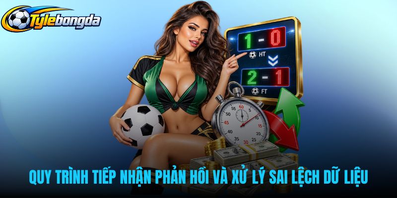 Quy trình hiệu đính số liệu gắn liền miễn trừ trách nhiệm